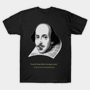 William Shakespeare Quote T-Shirt